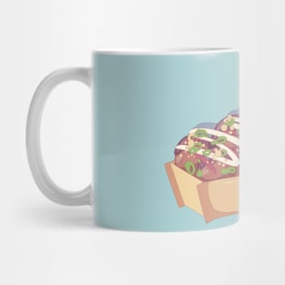 The delecious Japanese takoyaki food Mug